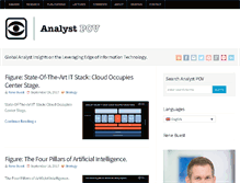 Tablet Screenshot of analystpov.com